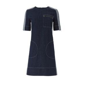 Marni Two Tone Denim Shift IT 36 US 0